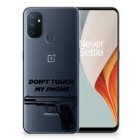 OnePlus Nord N100 Silicone-hoesje Pistol DTMP - thumbnail