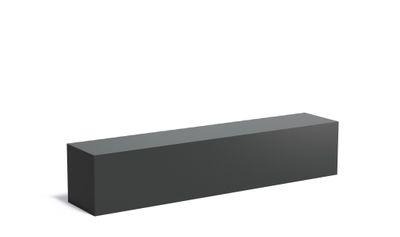 Aluminium sokkel 200x40x40cm.