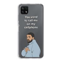 Hotline bling: Samsung Galaxy A22 5G Transparant Hoesje