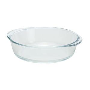 Ovenschaal rond glas 1,5 liter - Ovenschalen/braadslede - 21 x 21 x 6 cm - rond