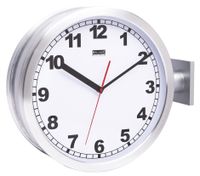 Balance HE-CLOCK-86 wandklok Kwartswandklok Cirkel Zilver, Wit