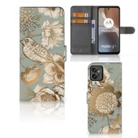 Hoesje voor Motorola Moto G32 Vintage Bird Flowers