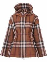 Burberry veste à carreaux - Marron