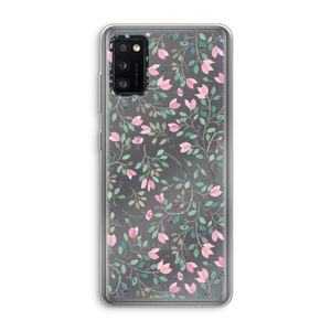 Sierlijke bloemen: Samsung Galaxy A41 Transparant Hoesje