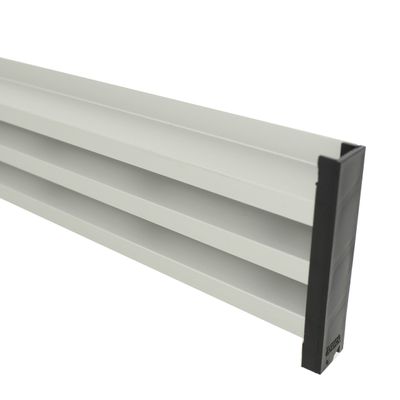 DucoFit 50 Buitenprofiel Hoogte:100mm (Zwarte eindstukken)