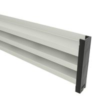 DucoFit 50 Buitenprofiel Hoogte:100mm (Zwarte eindstukken)