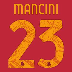 Mancini 23 (Officiële AS Roma Bedrukking 2023-2024)