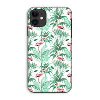 Flamingo bladeren: iPhone 11 Tough Case