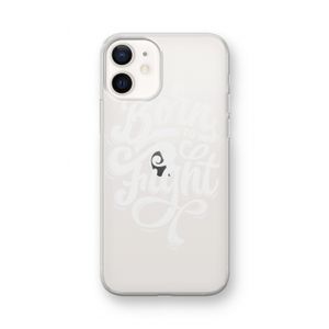 Born to Fight: iPhone 12 mini Transparant Hoesje