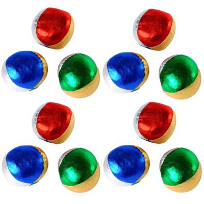 Jongleerballen - 12x - gekleurd metallic - 6 cm - jongleren - ballen gooien - speelgoed Jongleerballen - 12x - gekleurd metallic - 6 cm - jongleren - ballen gooien - speelgoed