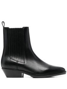 ISABEL MARANT bottes d'inspiration western en cuir - Noir