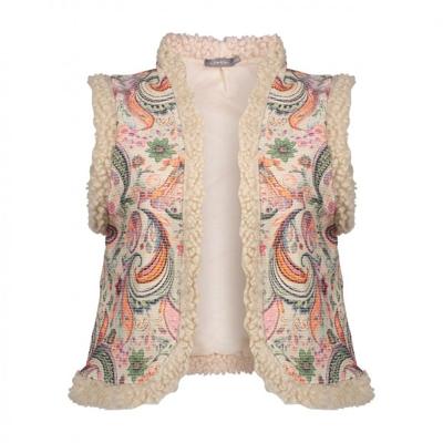 Geisha - Zand | unisex | Gilet | Zand | XXL | regular | Kamst mode
