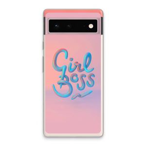 Girl boss: Google Pixel 6 Transparant Hoesje