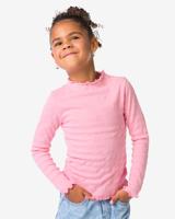 HEMA Kinder T-shirt structuur roze (roze)