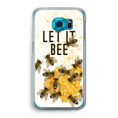 Let it bee: Samsung Galaxy S6 Transparant Hoesje