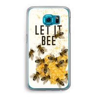 Let it bee: Samsung Galaxy S6 Transparant Hoesje