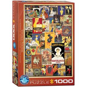 Eurographics puzzel Vintage Posters - 1000 stukjes