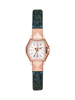 Horlogeband Diesel DZ5490 Leder/Textiel Multicolor 7mm