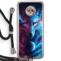 Where Light And Dark Meet: Motorola Moto G6 Transparant Hoesje met koord