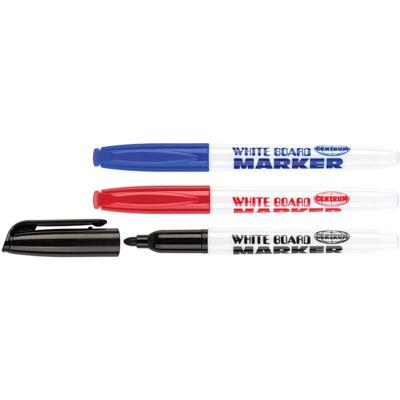 Whiteboard marker/stift - 3x stuks - multi - dun - uitwisbaar - kantoor