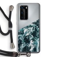 Zee golf: Huawei P40 Pro Transparant Hoesje met koord