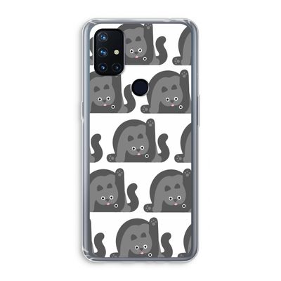 Cats: OnePlus Nord N10 5G Transparant Hoesje