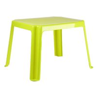 Kunststof kindertafel groen 55 x 66 x 43 cm   -