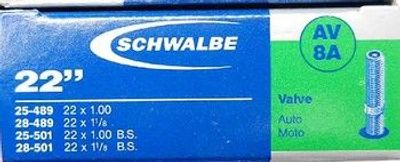 Schwalbe binnenband av8a 22 inch 25/28-489/501 av 40 mm