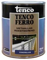 Ferro donkerblauw 0,75l verf/beits - tenco - thumbnail