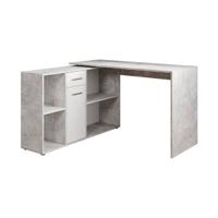 Meubella Bureau Crister - Grijs - 122 cm - thumbnail