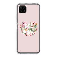 GRL PWR Flower: Samsung Galaxy A22 5G Transparant Hoesje
