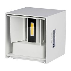 V-TAC VT-759-W-N Vierkante LED wandlamp - Bridgelux - IP65 - Wit - 5W - 700 Lumen - 3000K