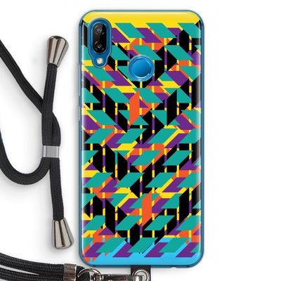 Skew Bee 1: Huawei P20 Lite Transparant Hoesje met koord