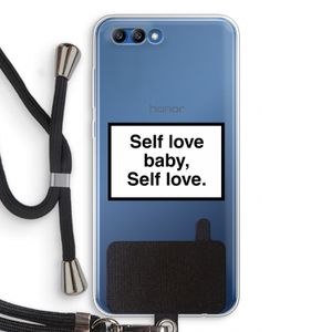 Self love: Honor 10 Transparant Hoesje met koord