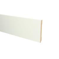 MDF Moderne plint 90x9 voorgelakt RAL9010 - lengte 240cm