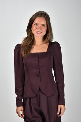 Sage & Ivy top Rita burgundy