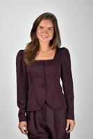 Sage & Ivy top Rita burgundy