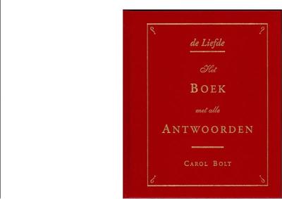 De Liefde - boek met alle antwoorden - mini (Paperback)