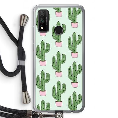 Cactus Lover: Huawei P Smart (2020) Transparant Hoesje met koord