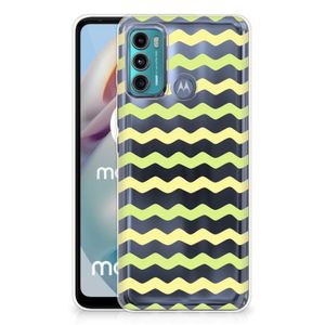 Motorola Moto G60 TPU bumper Waves Yellow