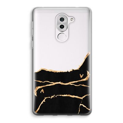 Gouden marmer: Honor 6X Transparant Hoesje
