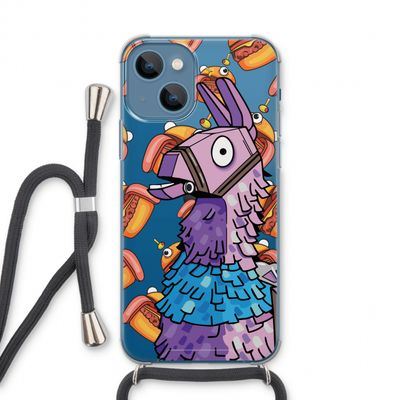 Loot Burger: iPhone 13 Transparant Hoesje met koord