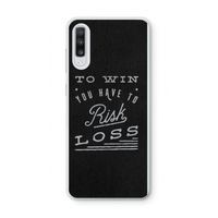 Risk loss: Samsung Galaxy A70 Transparant Hoesje Risk loss: Samsung Galaxy A70 Transparant Hoesje