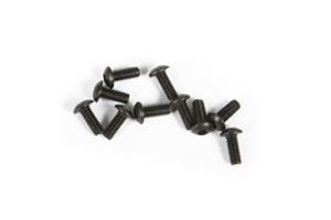 M2.6x6mm Hex Socket Button Head (Black) (10pcs) (AX31280)