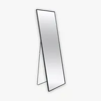 Alu spiegel 50x150cm zwart Sasha standing