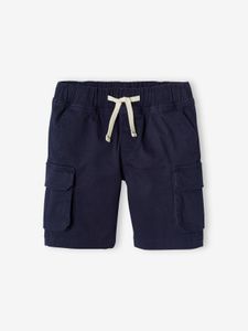 Gemakkelijk aan en uit te trekken battle short voor jongens marineblauw