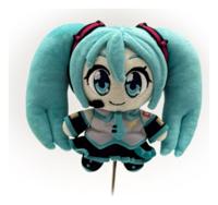 Hatsune Miku Plush Keychain Hatsune Miku 13 cm