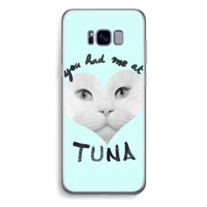 You had me at tuna: Samsung Galaxy S8 Plus Transparant Hoesje