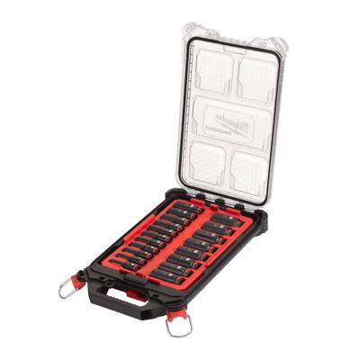 Milwaukee ShockWave™ Krachtdoppenset 3/8" Vierkant | Lang | in PACKOUT™ | 19-delig - 4932480946