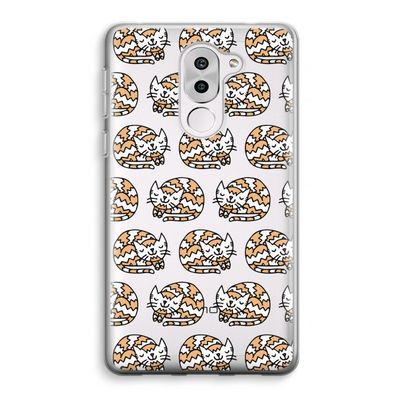 Slapende poes: Honor 6X Transparant Hoesje